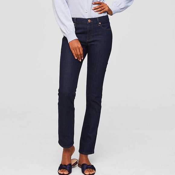 ANN TAYLOR LOFT 24/00P BLUE DENIM JEAN - Picture 6 of 6